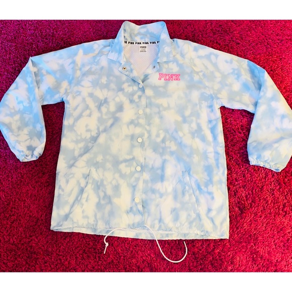 Victoria's Secret Pink Sky Cloud Jacket L $111 - Picture 3 of 16